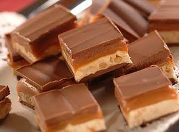 Layered Chocolate Caramel Candy