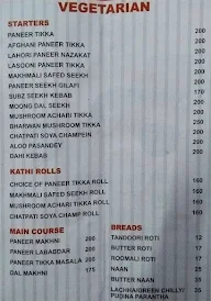 Urban Chillies menu 1