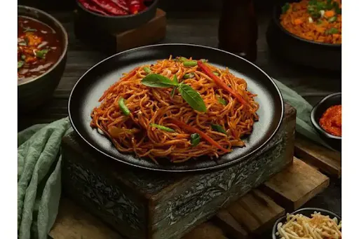 Spicy Basil Noodles