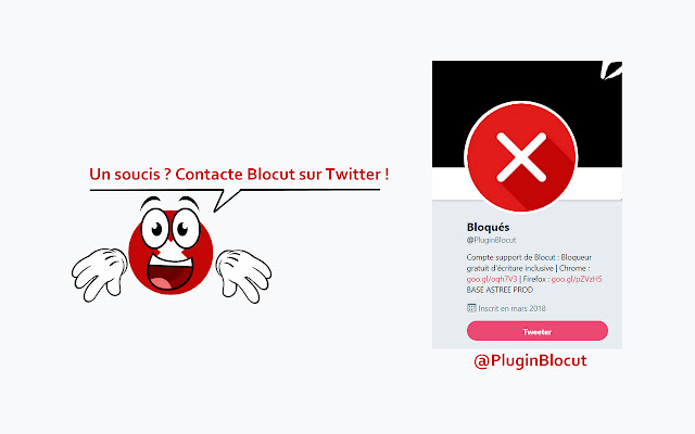 Blocut | Bloqueur écriture inclusive