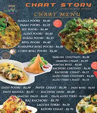 Chaat Story menu 6