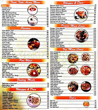 Shukla Treat Veg menu 1