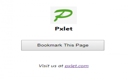 Pxlet Bookmarklet small promo image