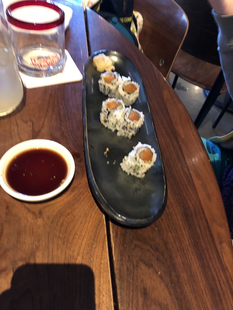 Gluten-Free Sushi at Morimoto Asia