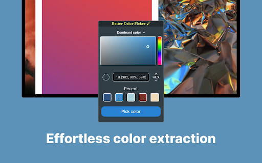 Better Color Picker - pick any color in Chrome