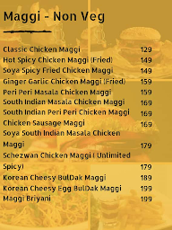 Dear Maggi menu 1