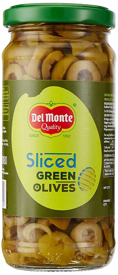 Del Monte Green Sliced Olive - 235 gm