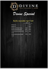 Divine Family Restaurant & Lounge menu 4