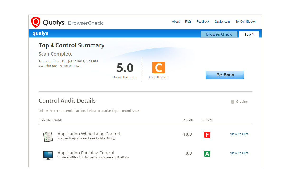 Qualys BrowserCheck for Windows Preview image 4