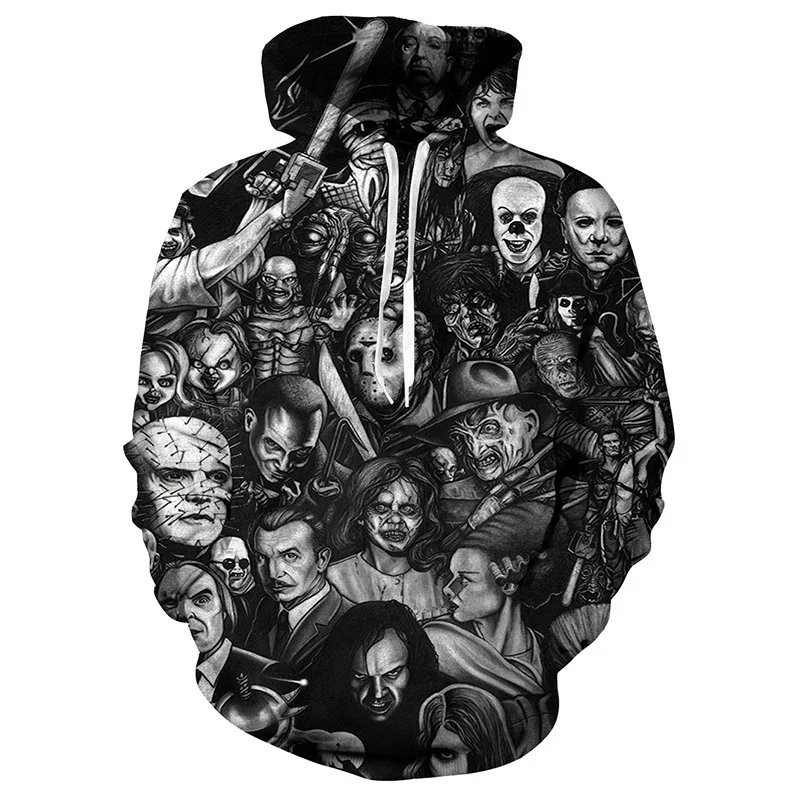 Dark Wind Print Sweatshirt