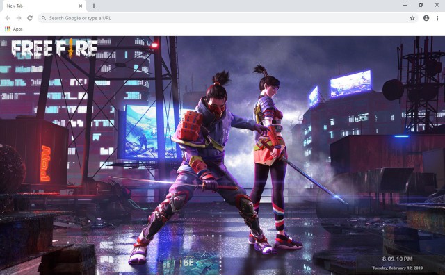 Garena Free Fire Hd New Tab