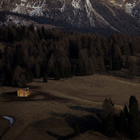 tramonto in alpe di Siusi di 