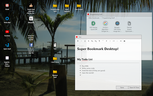 Super Bookmark Desktop