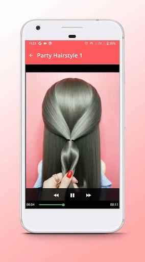 Party Hairstyle - Video Step By Step Offline