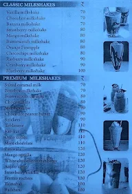 Aarti Ice Cream Parlour menu 1