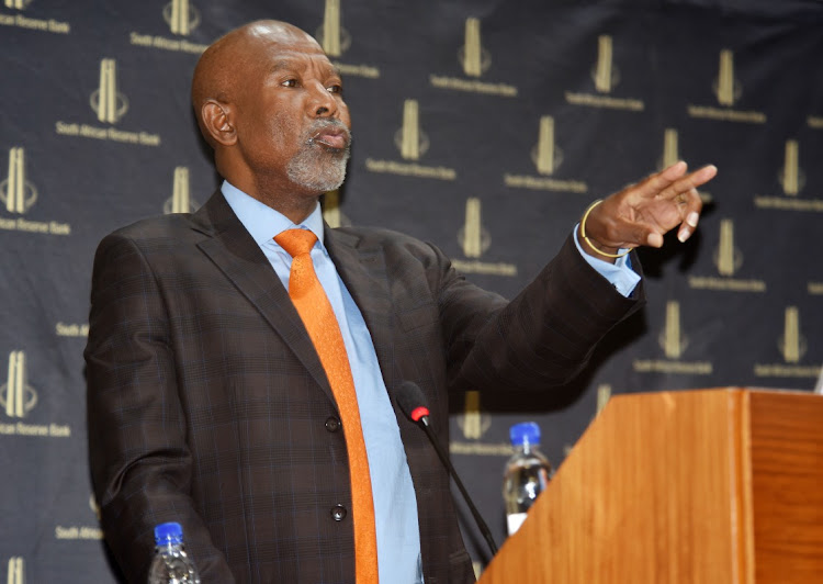 Reserve Bank Governor Lesetja Kganyago at the Reserve Bank head offices in Pretoria.