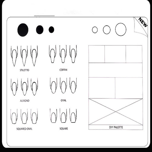 Title 8, Nail Art Silicone Printing and Coloring Pad for...