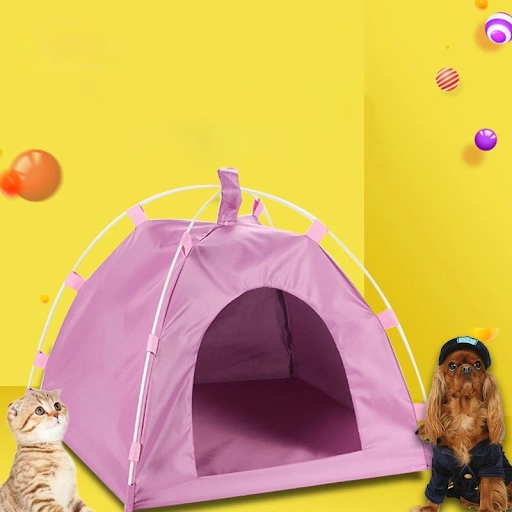 Portable Folding Dog House Pet Cage Cat Carrier Tent Playpen Puppy Kennel Breathable Easy Operation Outdoor Removable Fe