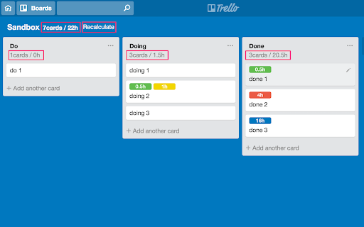 LabelCounter for Trello