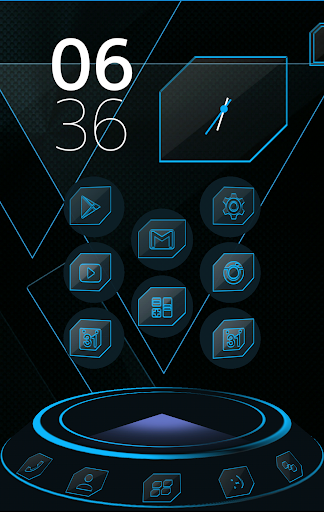 Next Launcher 3D Theme Crystal