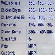 Chicken Biryani Centre menu 1