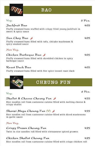 China Bistro menu 