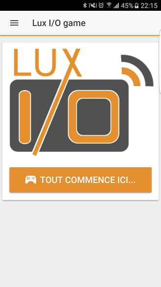 Android application Lux I/O screenshort