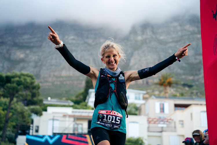 Kerry-Ann Marshall came fifth in the 165km Ultra-Trail Cape Town marathon over the mountains of the Peninsula. Picture: Zac Zinn