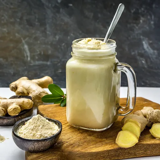 Ginger Ale Whey Protein Shake [450 Ml, Mason Jar]