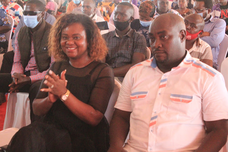 Kitui Woman Rep Irene Kasalu and Senator Enoch Wambua