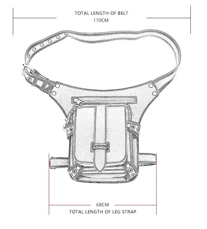 Title 1, Sac banane Steampunk Retro pour homme, idéal po...