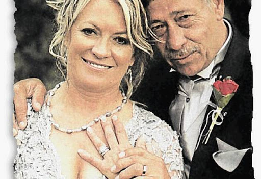 WEDDING DAY: Right, Piet Byleveld and his wife, Elize Smit, on their wedding day, as featured in You magazine on December 22 last year. Below, how we broke the story about the wedding ring on February 12