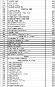 Shree Gurushyam menu 7