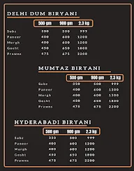 Dial A Biryani menu 1