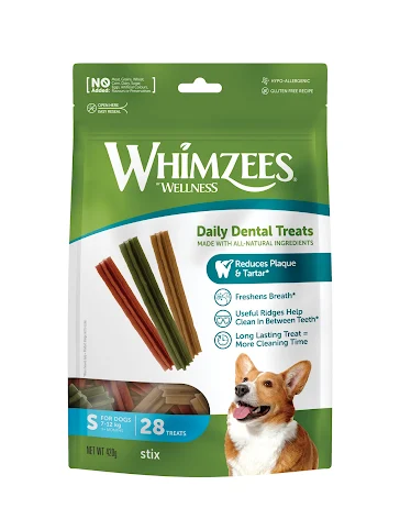 WHIMZEES Tuggben Stix, 28 g, S, pse med 28 st