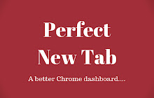 Perfect New Tab small promo image