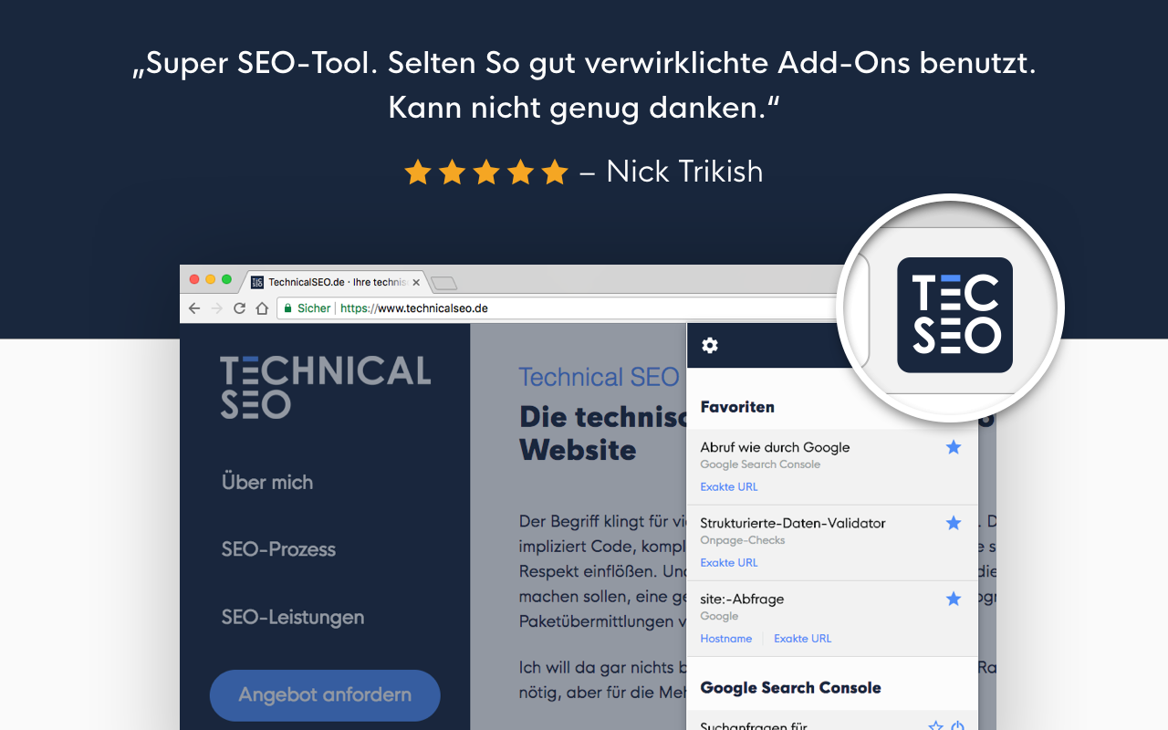 SEO-Dashboard von TechnicalSEO.de Preview image 5