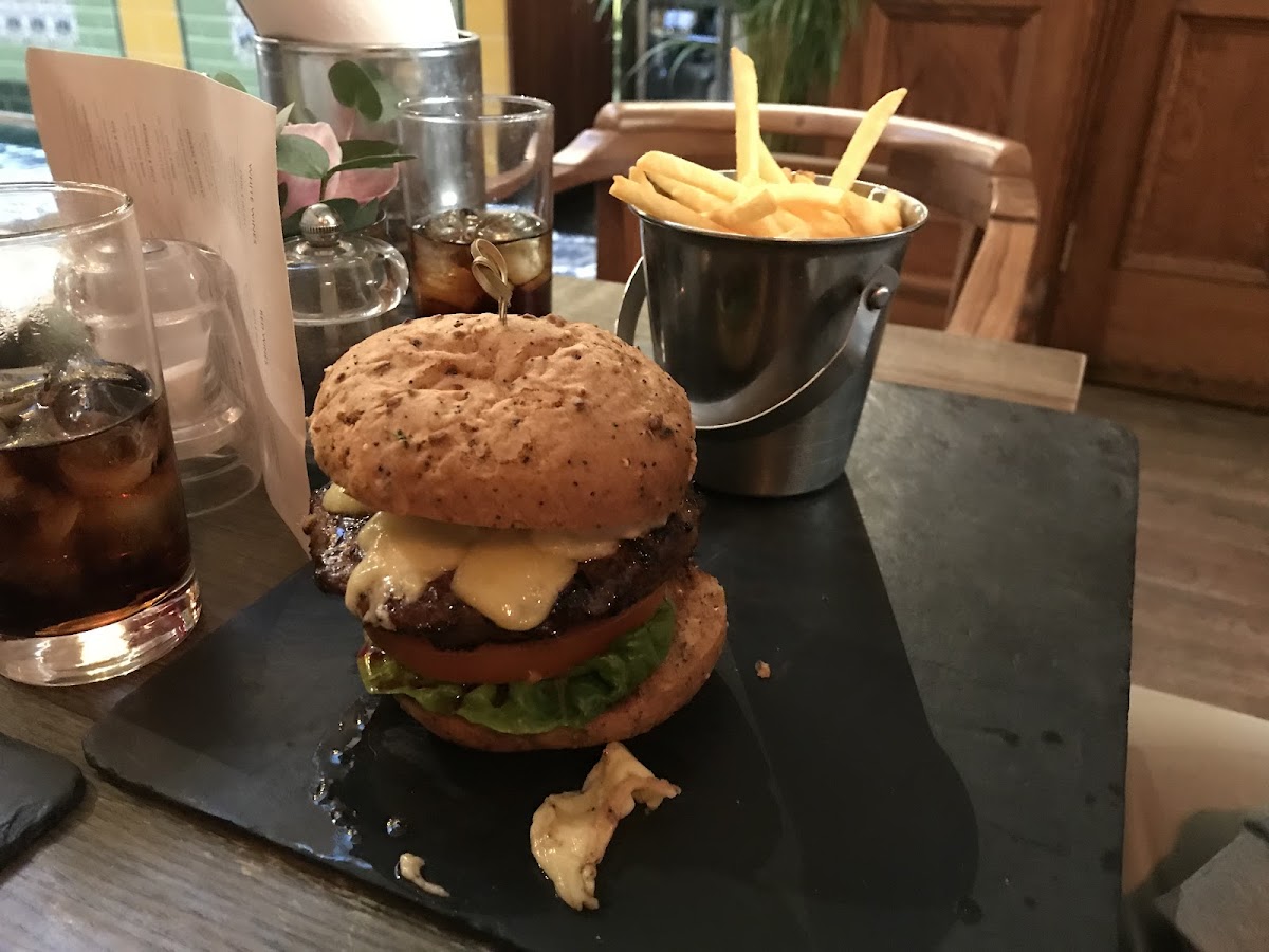 Gluten-Free Burgers at The Old Shades