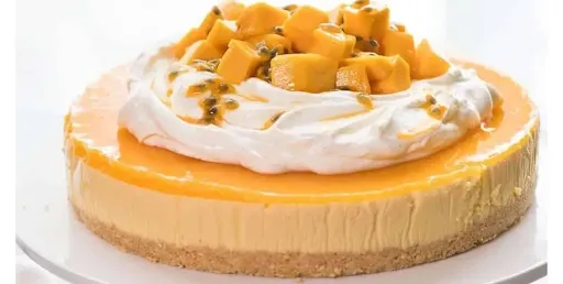 Mango Cheesecake Unbaked