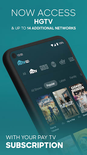 Screenshot HGTV GO-Watch with TV Provider