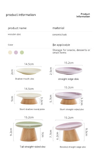 Title 3, Ceramic Fruit Plate for Living Room Coffee Tabl...