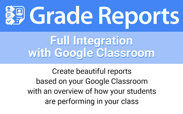 Screenshot of Grade Reports