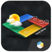 Télécharger  3D G-Color Live Weather Widget 