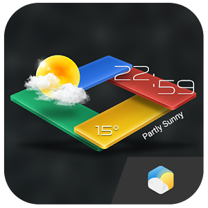 Download 3D G-Color Weather Live Widget