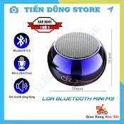 Loa Bluetooth Mini Không Dây M3 Vỏ Chống Thấm Nước Nghe Nhạc Hay Kết Nối 2 Loa Cầm Tay Nhỏ Gọn