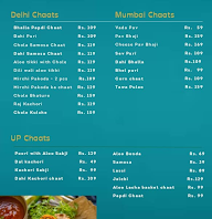 The Chaat Cult menu 1