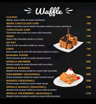 Waffle World menu 1