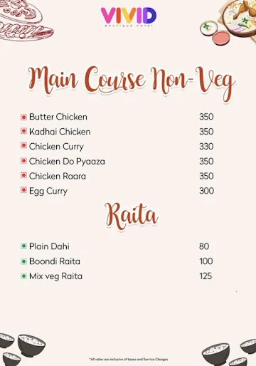 Masala Tadka menu 