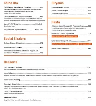 Social menu 2