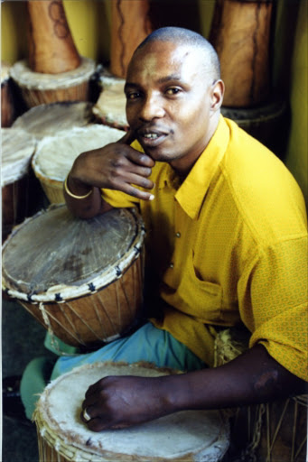 African pop superstar Jabu Khanyile. Pic: Cathy Pinnock. 20/04/1999. © Sunday Times.